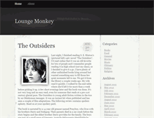 Tablet Screenshot of loungemonkey.net
